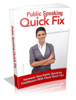 Public Speaking Quick Fix